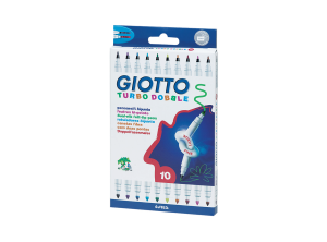 Giotto Turbo Double  - Çift Uçlu  Keçeli Kalem 10 lu