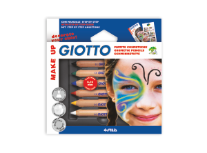 Giotto Make Up - Yüz Boyama Kalemleri 6 lı