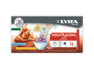 Lyra Polycrayons Soft - Toz Pastel 12 li