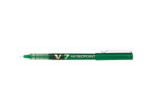 Pilot V7 Hi-Tecpoint 0.7 İğne Uçlu Sıvı Mürekkepli Kalem - Yeşil