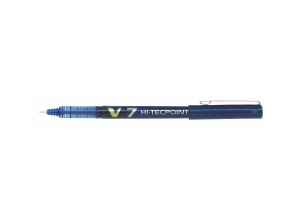 Pilot V7 Hi-Tecpoint 0.7 İğne Uçlu Sıvı Mürekkepli Kalem - Mavi