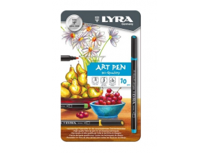 Lyra Hi-Quality Art Pen 10 Renk Metal Kutu