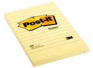 Post-it 102x152 mm Çizgili 