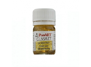 Simli Altın Cam Boyası 20 ml (Ponart)