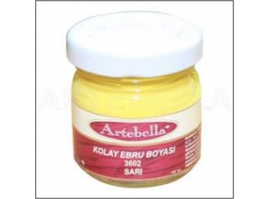 Kolay Ebru Boyası Sarı 40 cc (Artebella)