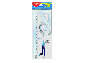 Maped Pergelli maxi kit 4 Parça Geometri Gereçleri Seti